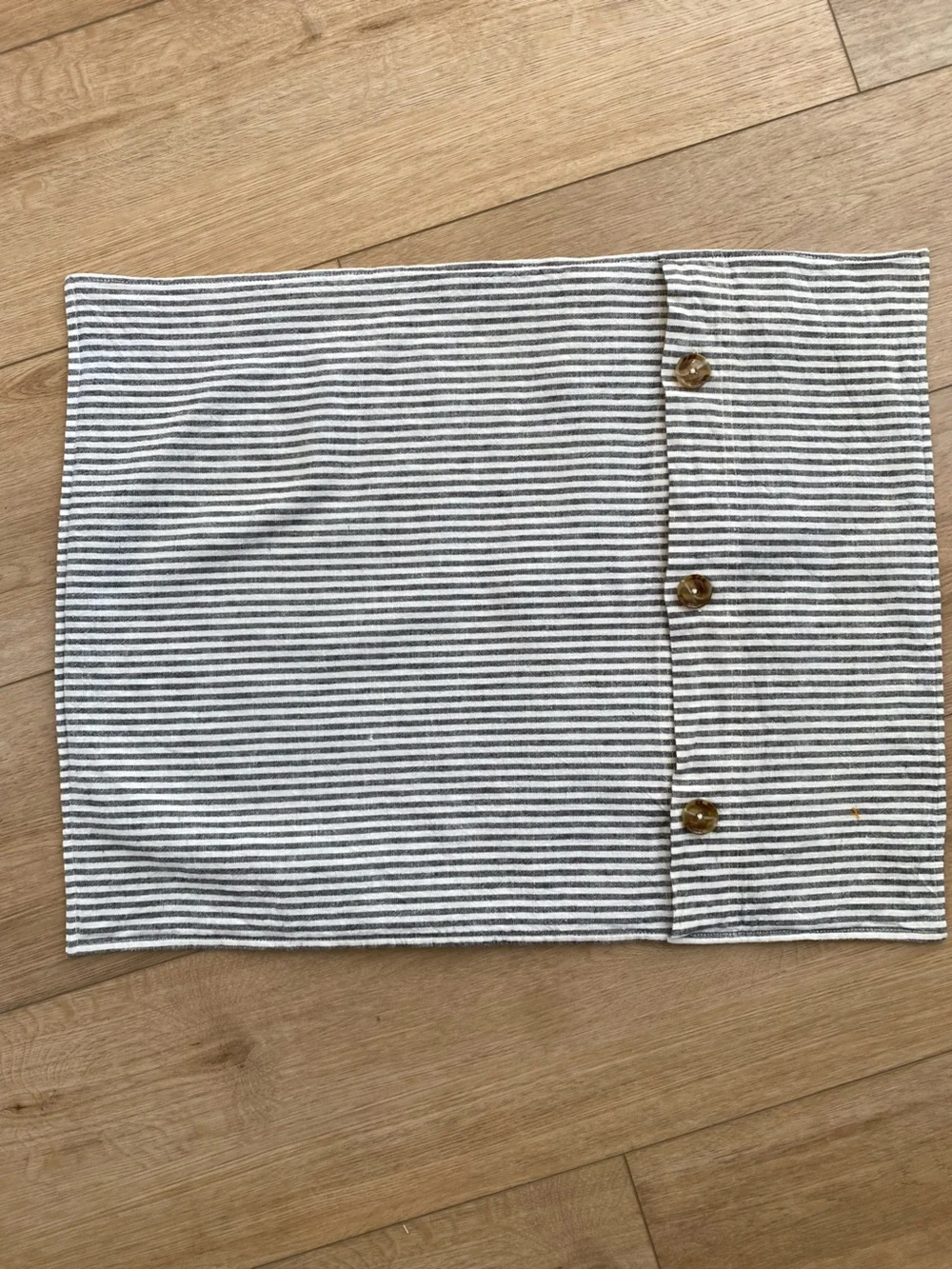 Pottery Barn Pinstripe Linen & Cotton Standard Full/Queen Sham Cottagecore